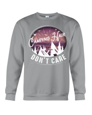 Camping hair don't care Crewneck Sweatshirt thumbnail