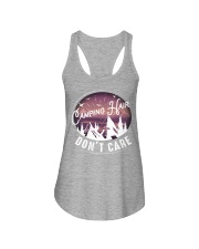 Camping hair don't care Ladies Flowy Tank thumbnail