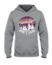 Camping hair don't care Hooded Sweatshirt thumbnail