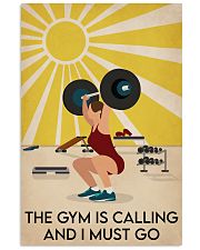 Fitness The Gym Is Calling 16x24 Poster front