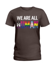 We are all Human Ladies T-Shirt thumbnail