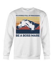Horse Be A Boss Mare Crewneck Sweatshirt tile