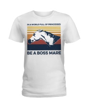 Horse Be A Boss Mare Ladies T-Shirt tile