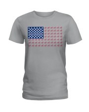Dalmatian flag Ladies T-Shirt tile