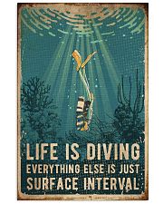 Scuba Life Is Diving 16x24 Poster front