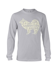 Life is better with samoyeds around Long Sleeve Tee thumbnail