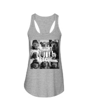 straight outta rescue Ladies Flowy Tank thumbnail