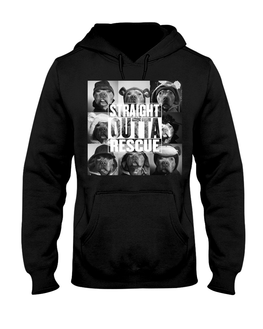 straight outta rescue Hooded Sweatshirt