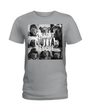 straight outta rescue Ladies T-Shirt thumbnail
