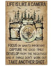 Camping Life Is Like A Camera 16x24 Poster front