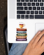 Book and Tea Sticker - Single (Vertical) aos-sticker-single-vertical-lifestyle-front-11