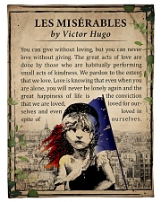 Book Les Miserables Fleece Blanket tile