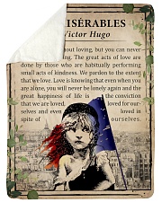 Book Les Miserables Large Sherpa Fleece Blanket - 60" x 80" thumbnail