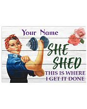 Fitness She Shed 36x24 Poster front