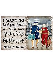 Gym Baby Let's Hit The Gym 36x24 Poster front
