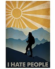 Hiking I Hate People 16x24 Poster front