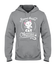 cat obsessed Hooded Sweatshirt thumbnail