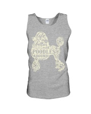 Life is better with poodles around Unisex Tank thumbnail