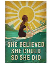 Surfing She Believed She Could 16x24 Poster front