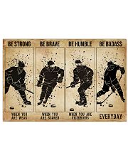Hockey Be Strong When You Are Weak 17x11 Poster front