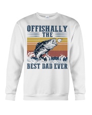 Fishing Best Dad Ever Crewneck Sweatshirt tile
