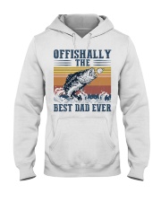 Fishing Best Dad Ever Hooded Sweatshirt front