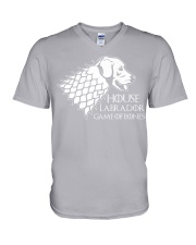 House labrador V-Neck T-Shirt thumbnail
