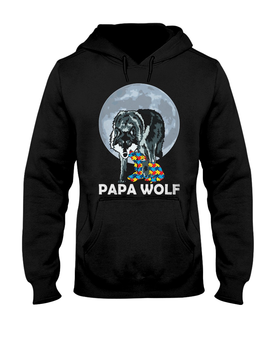 Papa Wolf Hooded Sweatshirt
