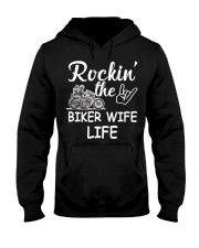Biker Wife life Hooded Sweatshirt thumbnail