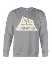 Life is better when i'm camping Crewneck Sweatshirt thumbnail