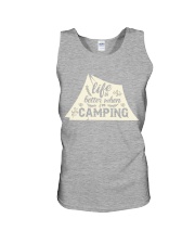 Life is better when i'm camping Unisex Tank thumbnail