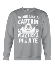 Work like a Captain Crewneck Sweatshirt thumbnail