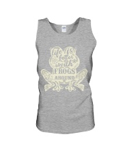 Life is better with frogs around Unisex Tank thumbnail