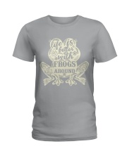 Life is better with frogs around Ladies T-Shirt thumbnail