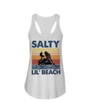 Mermaid Salty Lil' Beach Ladies Flowy Tank tile