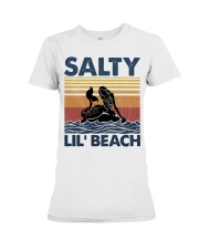 Mermaid Salty Lil' Beach Premium Fit Ladies Tee tile