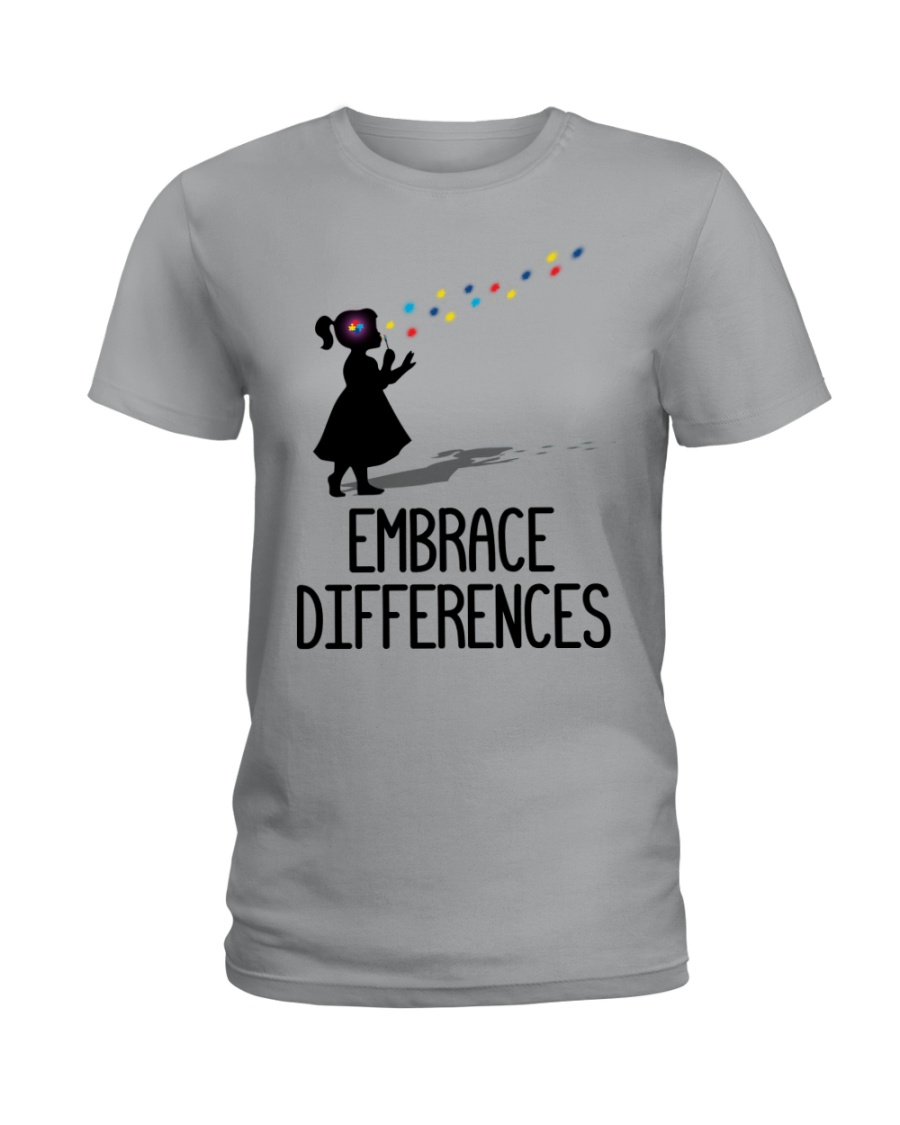 Embrace Differences Ladies T-Shirt