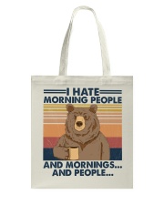 Camping I Hate Morning People Tote Bag tile