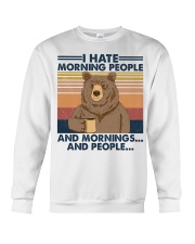 Camping I Hate Morning People Crewneck Sweatshirt tile