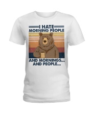 Camping I Hate Morning People Ladies T-Shirt tile