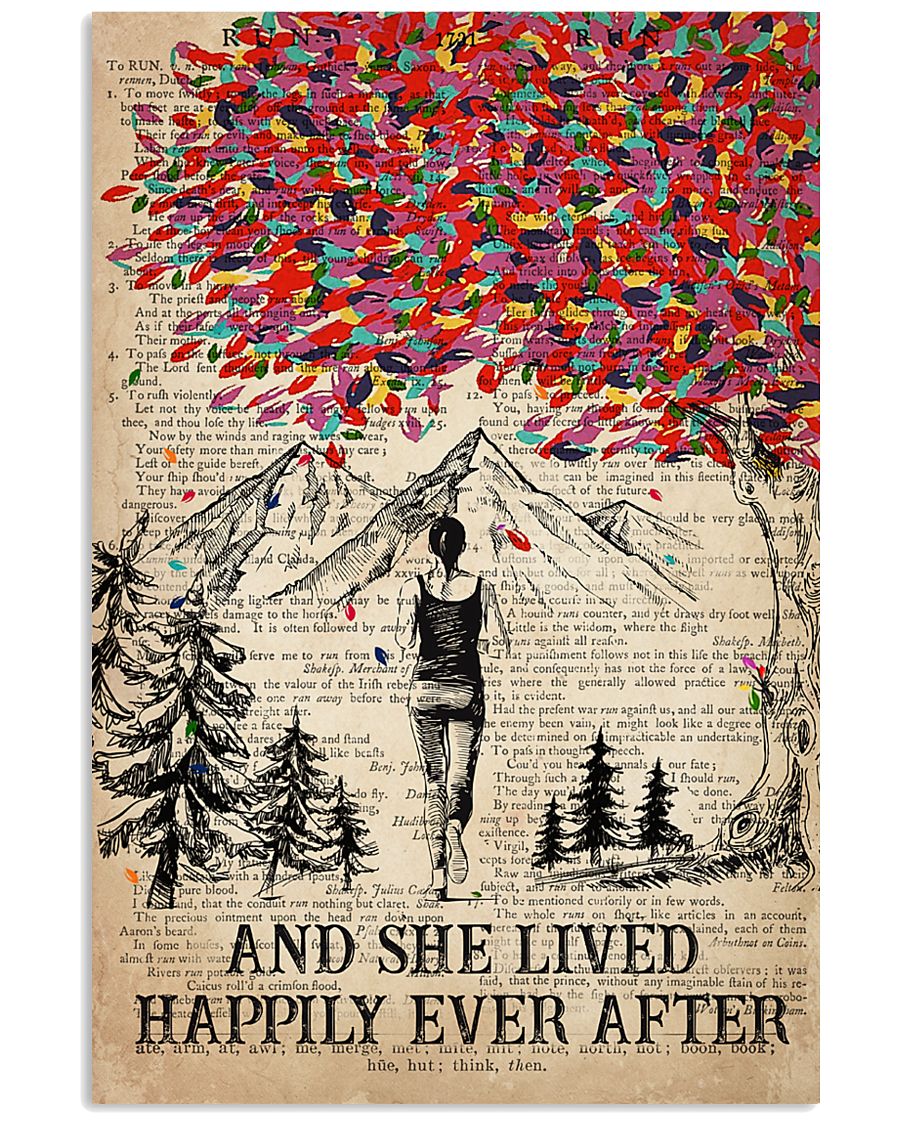 Running Happily Ever After 16x24 Poster