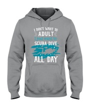 I just want to scuba dive Hooded Sweatshirt thumbnail