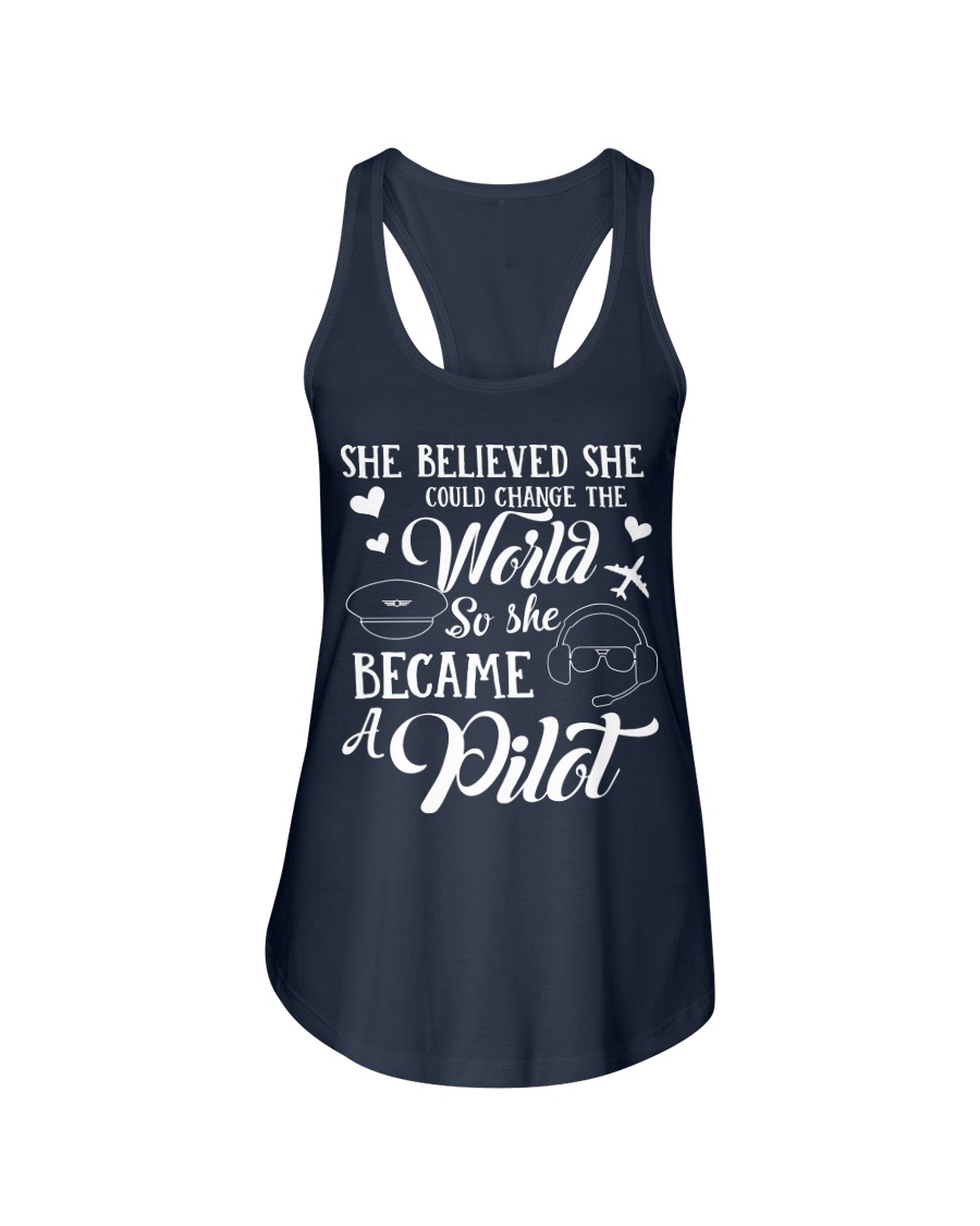 pilot Ladies Flowy Tank