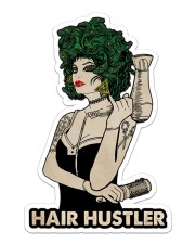 Hairdresser Hair Hustler Sticker - Single (Vertical) front