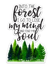 Camping Find My Soul Sticker - Single (Vertical) front