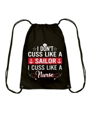 I don't cuss like a sailor Drawstring Bag thumbnail