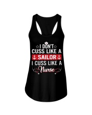 I don't cuss like a sailor Ladies Flowy Tank front