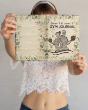 Gym Journal Medium - Leather Notebook aos-medium-leather-notebook-lifestyle-front-12