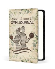 Gym Journal Medium - Leather Notebook front