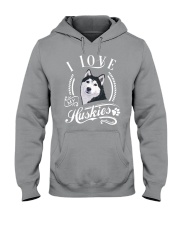 I love my huskies Hooded Sweatshirt thumbnail